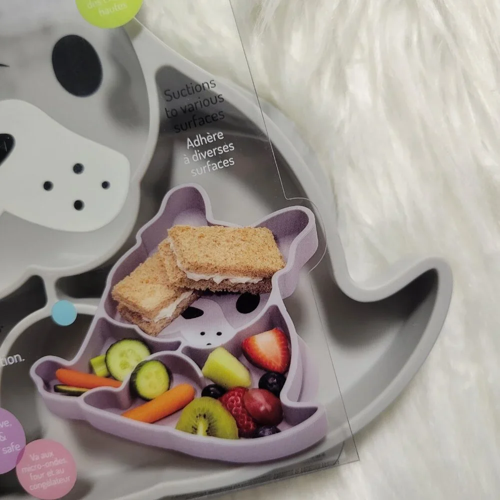 Melli French Bulldog Divided Silicone Suction Plate